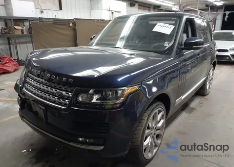 2016 Land Rover Range Rover 3.0L V6 Turbocharged Diesel Hse Td6 z USA, uszkodzony, nr VIN SALGS2KF7GA274220